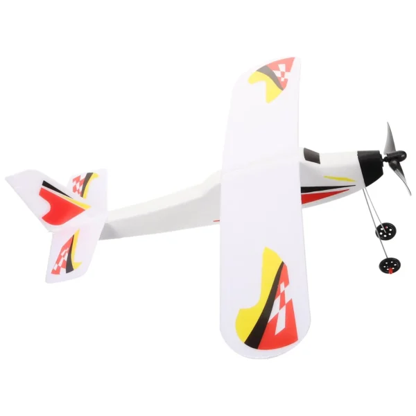 Rubber Band Powered Airplane Toy Easy Assembly Plastic Model Glider Plane Aircraft For Boys Party Favor Rc