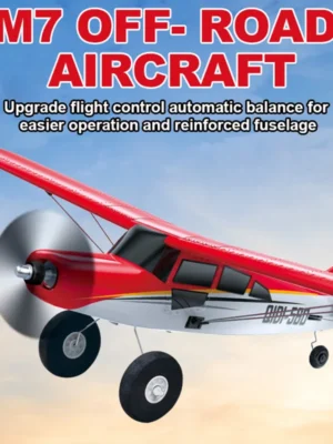 M7 QIDI-560 D RC Airplane 510mm Wingspan One-Key Stunt with 6-Axis Gyro Wind Resistant Flight Control RTF Aircraft