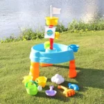 Colorful Kids Sand Water Table With Beach Sand Water Toys Sensory Table Backyard Outdoor Toys For Kids