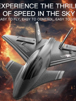 J20 RC Plane 2.4G 4CH KF609 Aircraft With Intelligent Gyroscope One Key Acrobatic EPP Foam Fighter Model For Boy Gift