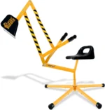 Sand Digger Kids Excavator Ride on Toy, Beach Toys Outdoor Sandbox Toy Digger for Kids, Solid Steel Rotates 360, Role Play, Sand