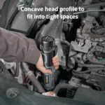 TaskStar Electric Ratchet Wrench 200RPM Variable Speed Trigger 40Nm Cordless Ratchet Wrench Kit 12V 2*2.0 Ah Batteries Powered