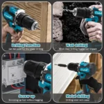 Original Makita DDF487 Cordless Driver Drill 18V Brushless Electric Impact Screwdriver Rechargeable Power Tool