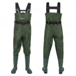 Waterproof Fishing Waders Pants Chest-Length Wader With Boots Durable Breathable Overalls Kit for Men Women Outdoor Raft Hunting