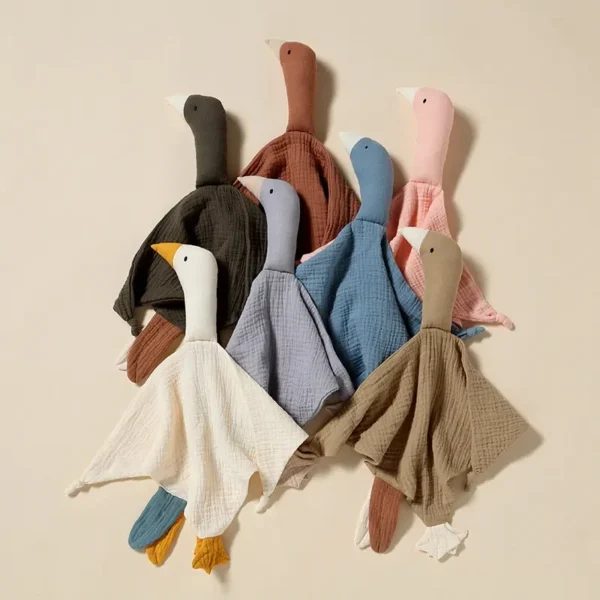 Cute Swan Baby Blanket Newborn Cartoon Sleeping Doll Comfort Toy Towel Bib Saliva Cloth New Model