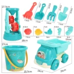 Beach Sand Toy, Kids Bathing Toy, 13 Pieces Montessori play water Tools Beach