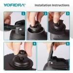 YOFIDRA 600W Cordless Angel Oscillating Multi Tool Electric Trimmer Saw 4°Adjustable Angle Power Tool For Makita Battery Pin