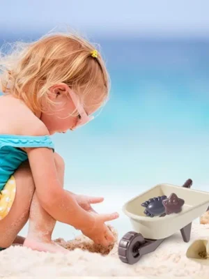 Beach Toys 20x Shovels Set Sand Toys And Molds Cute Travel Games Portable Children Supplies Hot Weather Playset For Gathering