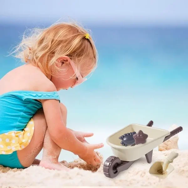 Beach Toys 20x Shovels Set Sand Toys And Molds Cute Travel Games Portable Children Supplies Hot Weather Playset For Gathering