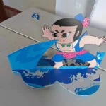 Kepaqi Rc Plane Remote-Controlled Model Airplane 3d Magic Board Chinese Animated Character Hulu Wa Model Airplane Toy Gift