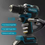 Original Makita DDF487 Cordless Driver Drill 18V Brushless Electric Impact Screwdriver Rechargeable Power Tool