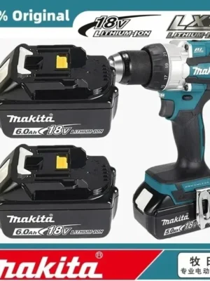 Original Makita DDF487 Cordless Driver Drill 18V Brushless Electric Impact Screwdriver Rechargeable Power Tool