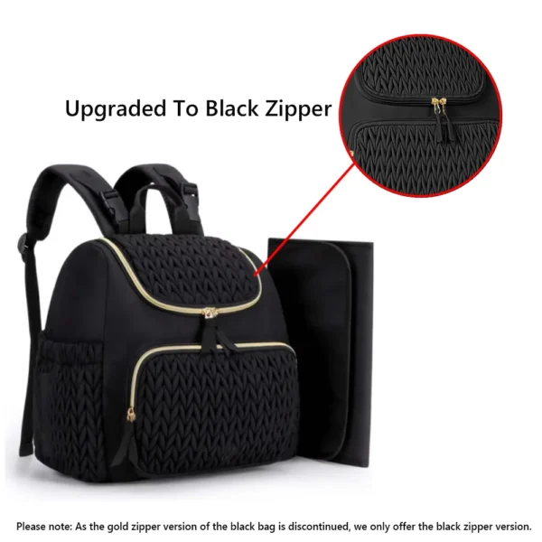 Mommy Diaper Bag Baby Stroller Organizer Backpack Large Capacity Outdoor Travel Maternity Bag With Insulated Pocket Changing Pad
