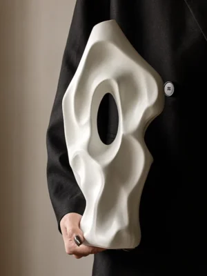 Design Sense of Medieval Floor Decorations New Chinese Niche Home Decor Simple Ceramic Vase Decorations