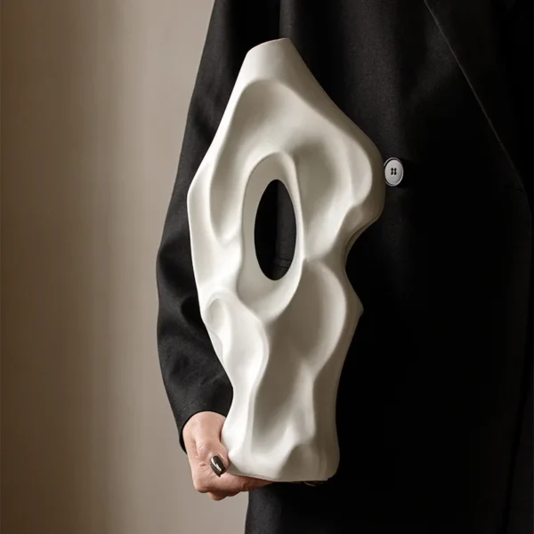 Design Sense of Medieval Floor Decorations New Chinese Niche Home Decor Simple Ceramic Vase Decorations