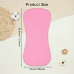 8 Pack Multi Printed Baby Girls Burp Cloths, 3 Absorbent Layers Design, Waterproof, Skin-friendly