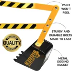 Sand Digger Kids Excavator Ride on Toy, Beach Toys Outdoor Sandbox Toy Digger for Kids, Solid Steel Rotates 360, Role Play, Sand