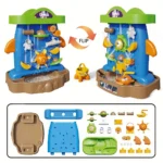 Beach Toy Large Spin Le Water Car Double sided Shower and Water Playing Platform Complete Indoor Set