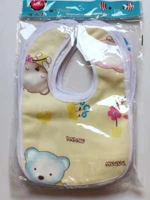 Baby Cartoon Snap Waterproof Bib Super Soft Baby Bib Newborn Crystal Velvet Saliva Towel