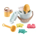 9Pcs Beach Toys Sand Set Montessori Early Educational Sand Casting Building