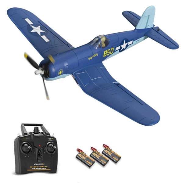 Eachine F4U CORSAIR VMF-217 2.4G 4CH Brushless 500mm Wingspan 6-axis Gyro EPP Warbird Glider RC Airplane BNF/RTF