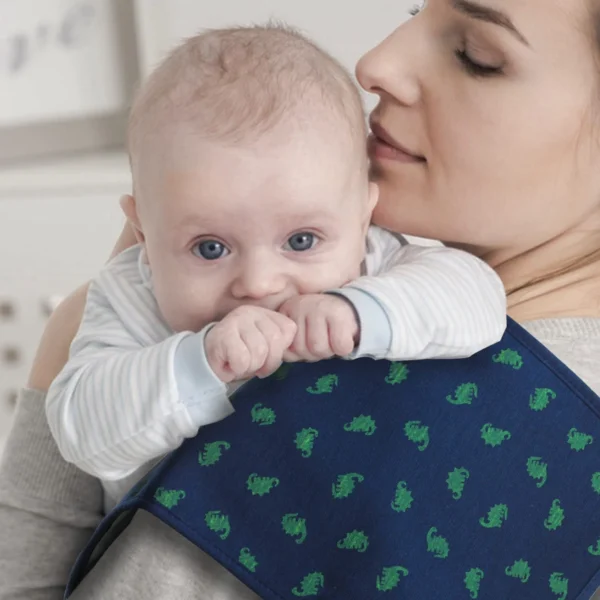 8 Pack Organic Cotton Baby Burp Cloths Boy & Girl Extra Absorbent Soft Large Burping Rags Spit Up Cloth Sets