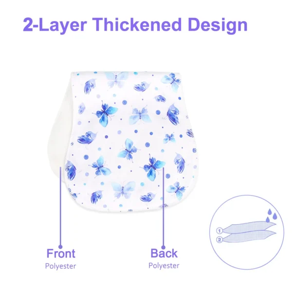 10-Pack Burp Cloths for Boys and Girls - Organic Baby Burp Cloth,Baby Washcloths, Burp Rags, Large Burp Clothes for Newborn